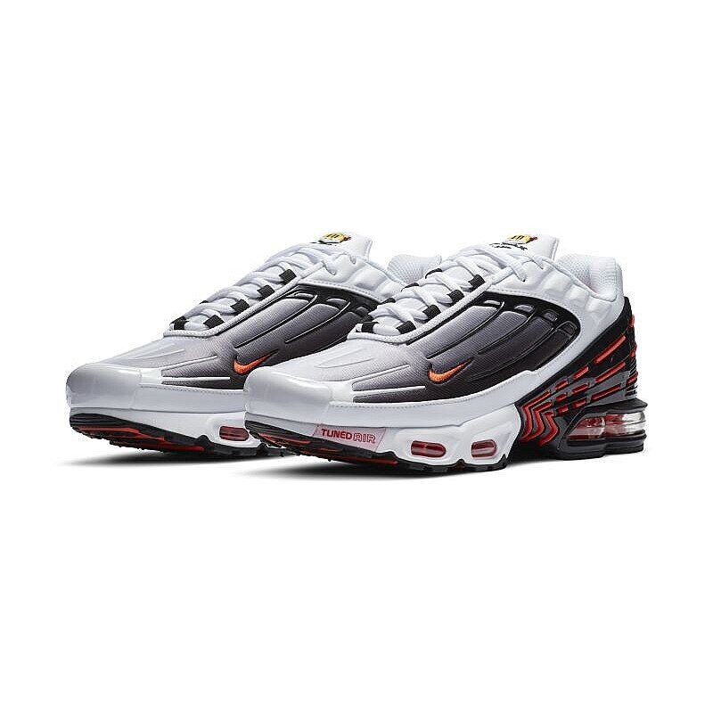 Air max plus 3 white red best sale