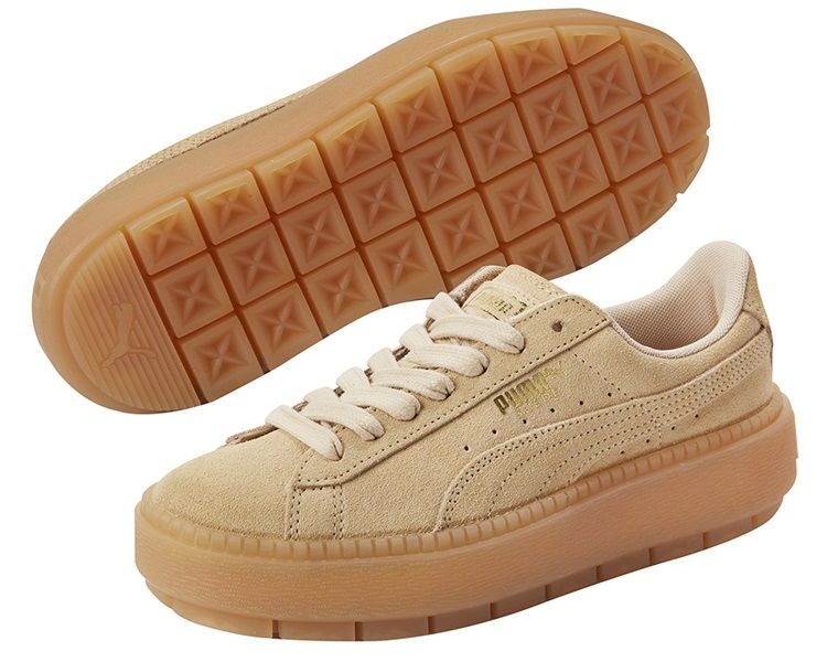 Puma platform trace on sale beige