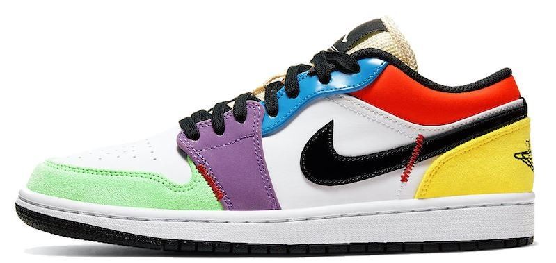 jordan 1 multicolor low