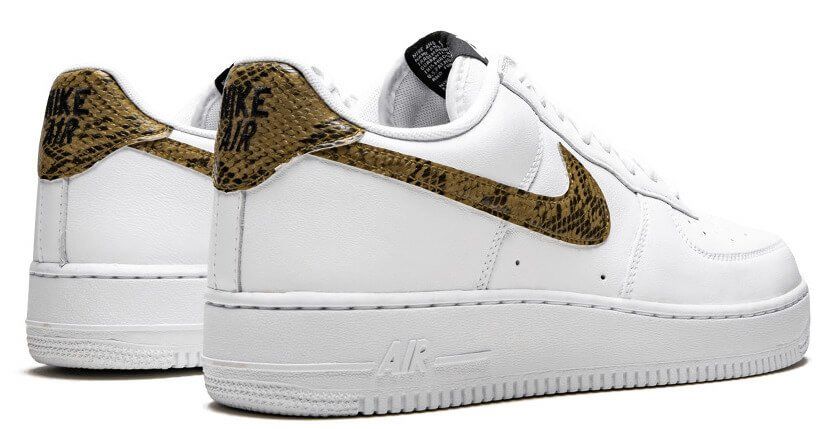 air force 1 low retro ivory snake
