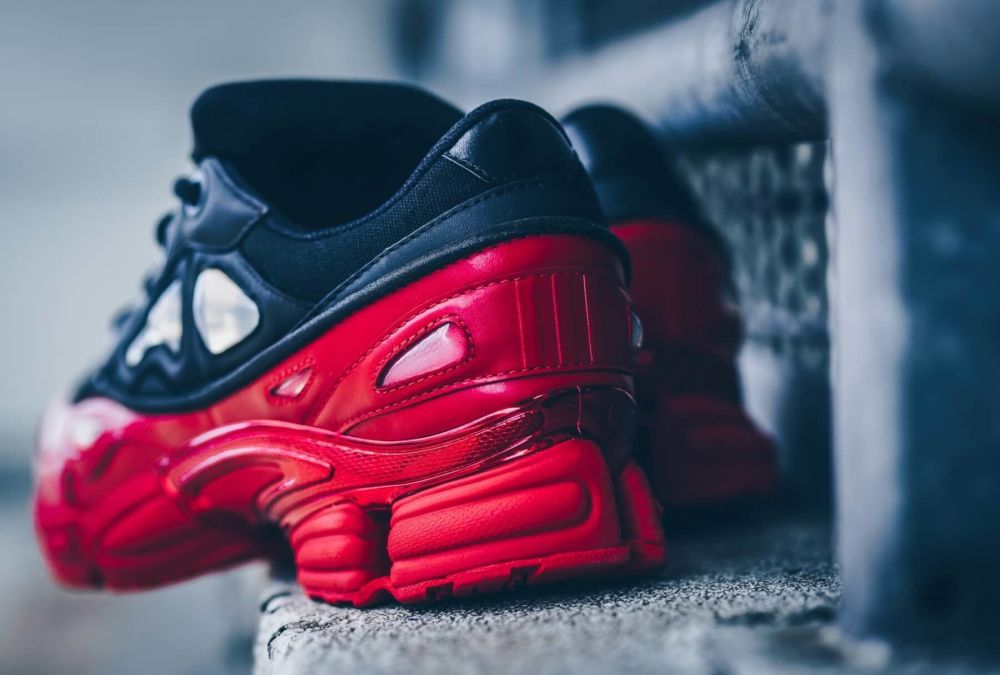 adidas ozweego 3 raf simons black scarlet