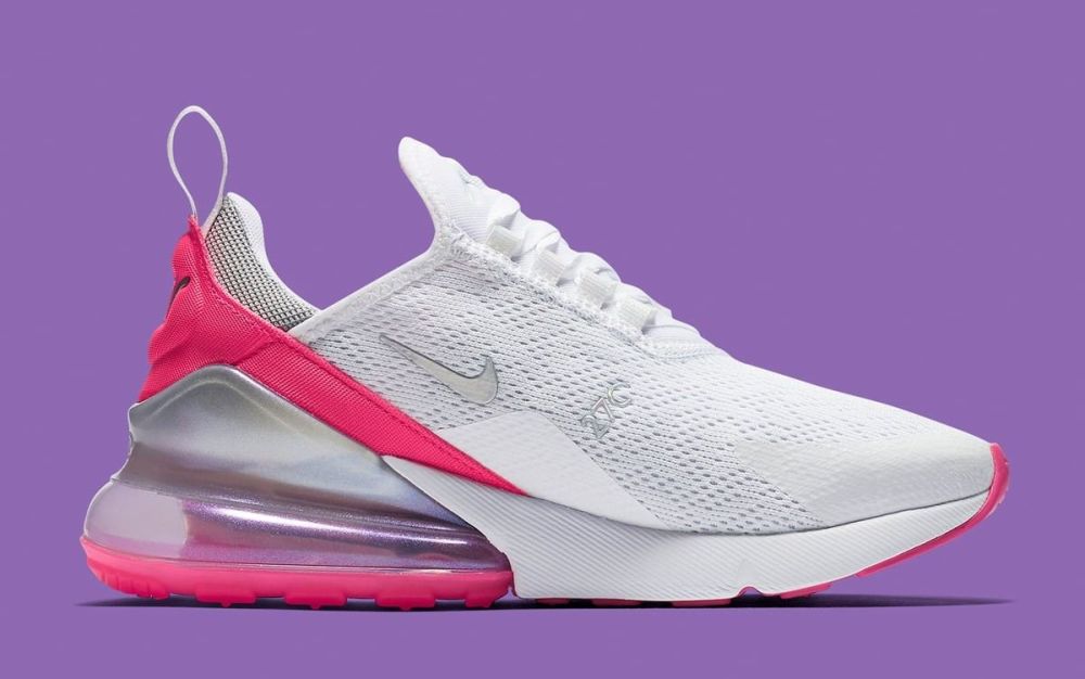 Nike air max 270 store white and hot pink