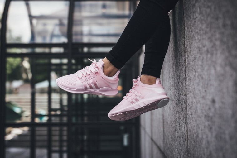 Pink adidas eqt support adv hotsell