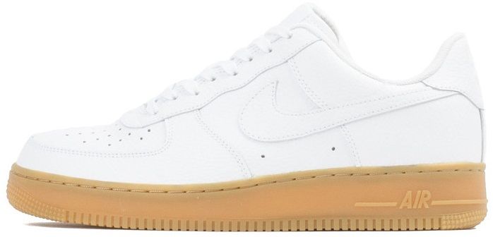 Air force 1 white sales gum