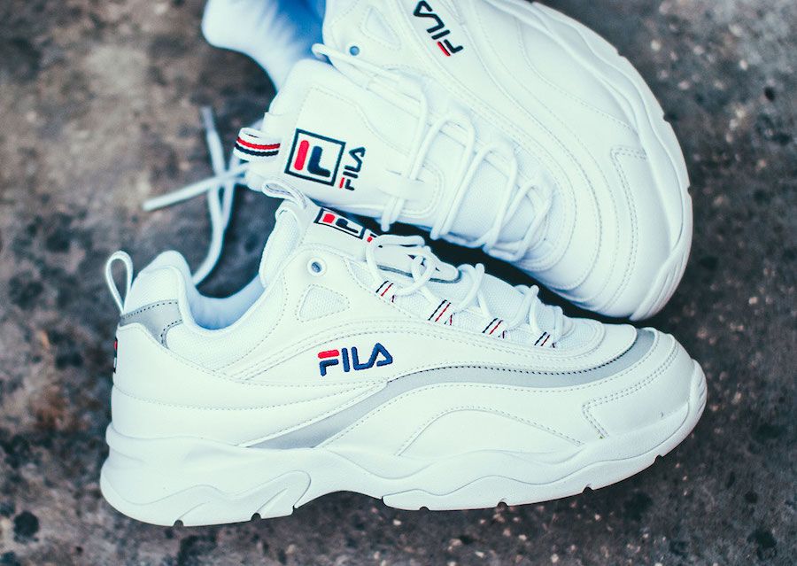 fila ray silver