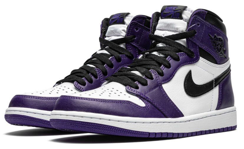 air jordan 1 high og white court purple