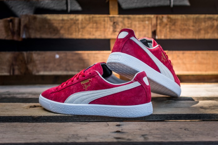 Puma clyde sale barbados cherry