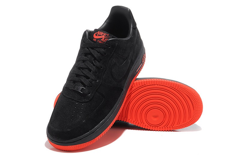 Nike air force premium sales black