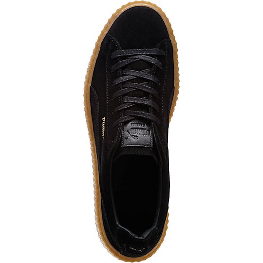 Puma creepers hotsell black gum