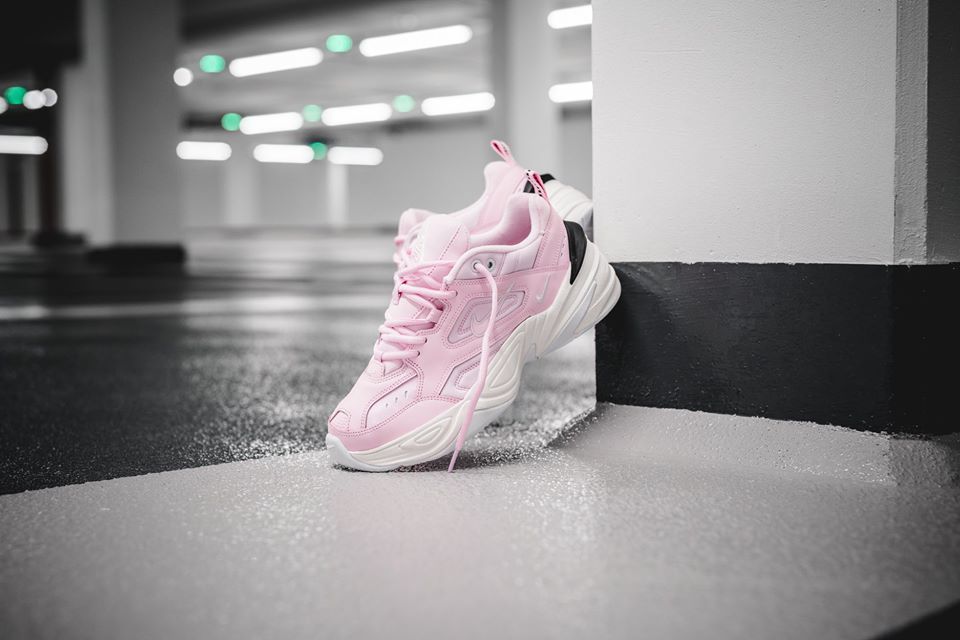 nike m2k tekno trainers pink