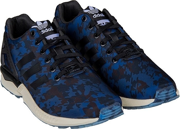 Adidas ZX Flux Blue Camo 1 334 Brooklynstore