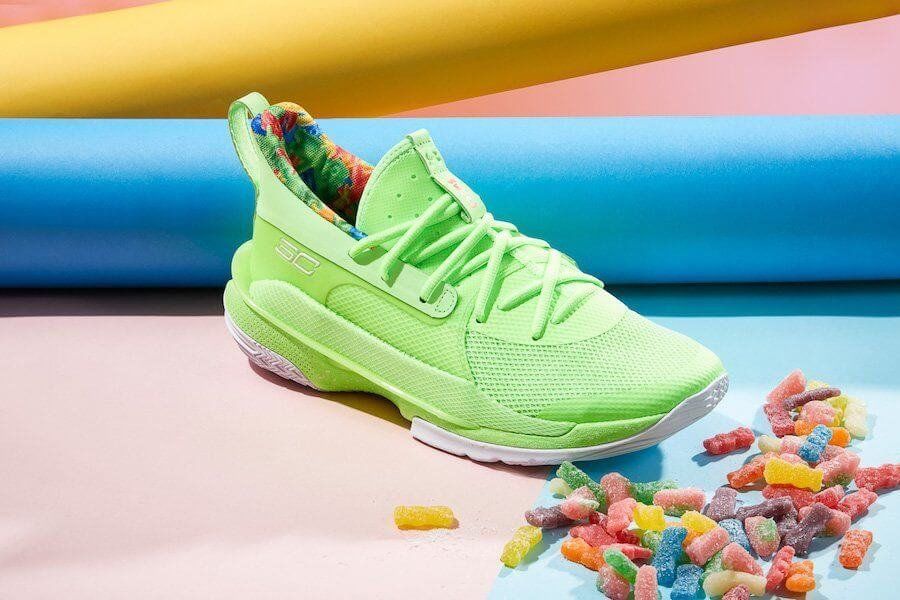 Curry 5 kids clearance green