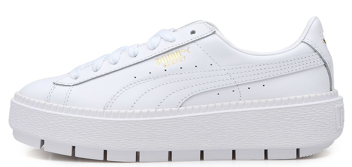 Puma platform white on sale suede