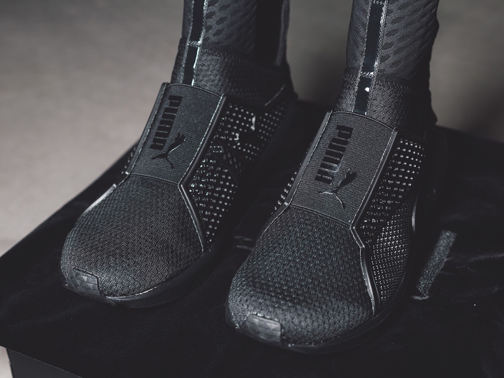 Puma fenty trainer black sale