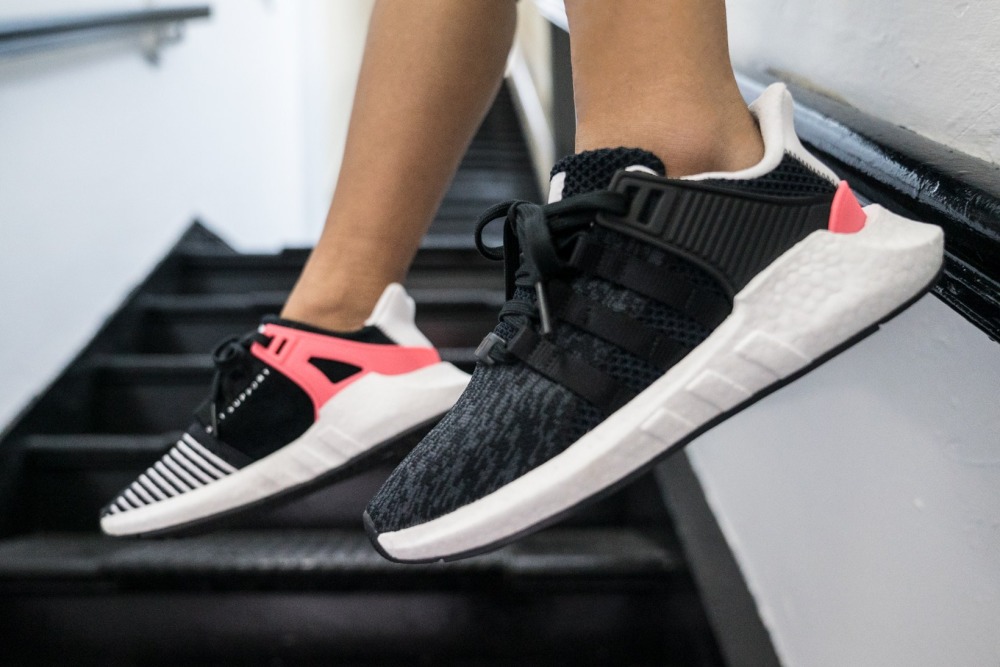 Eqt black and on sale pink