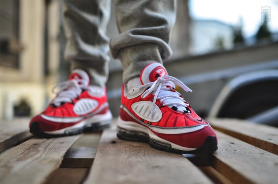 Nike air hot sale max gym red