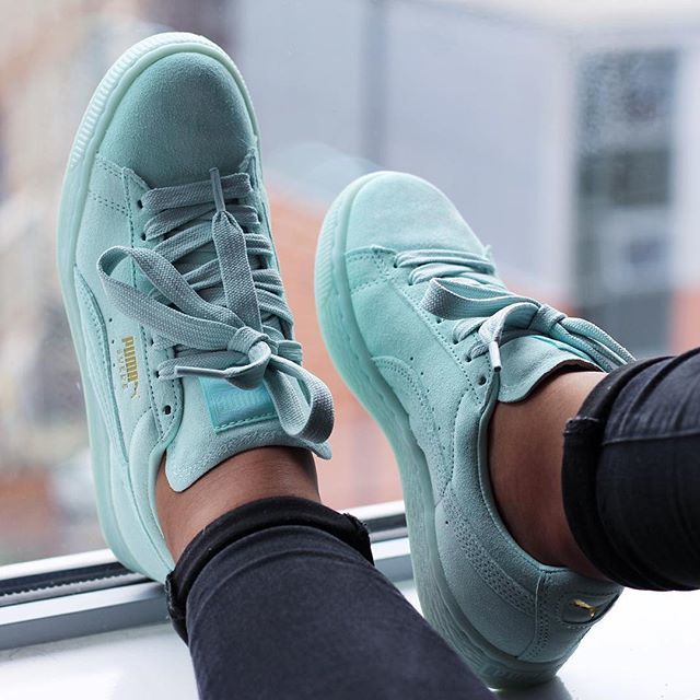 Puma suede hot sale iced aqua