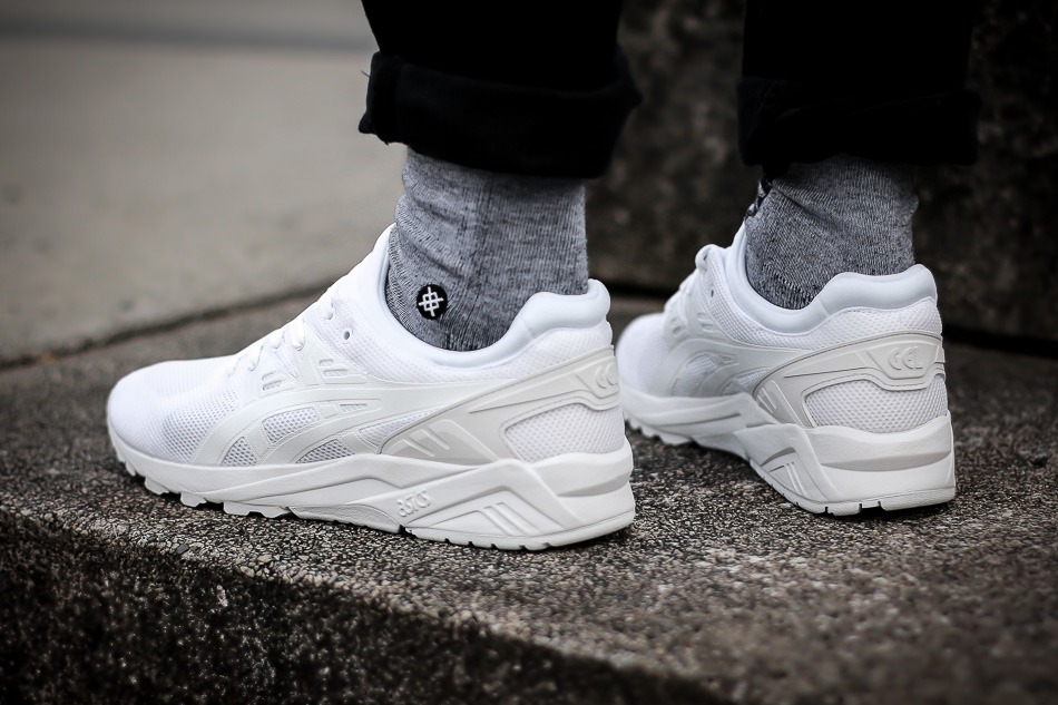 Asics gel kayano clearance evo triple white