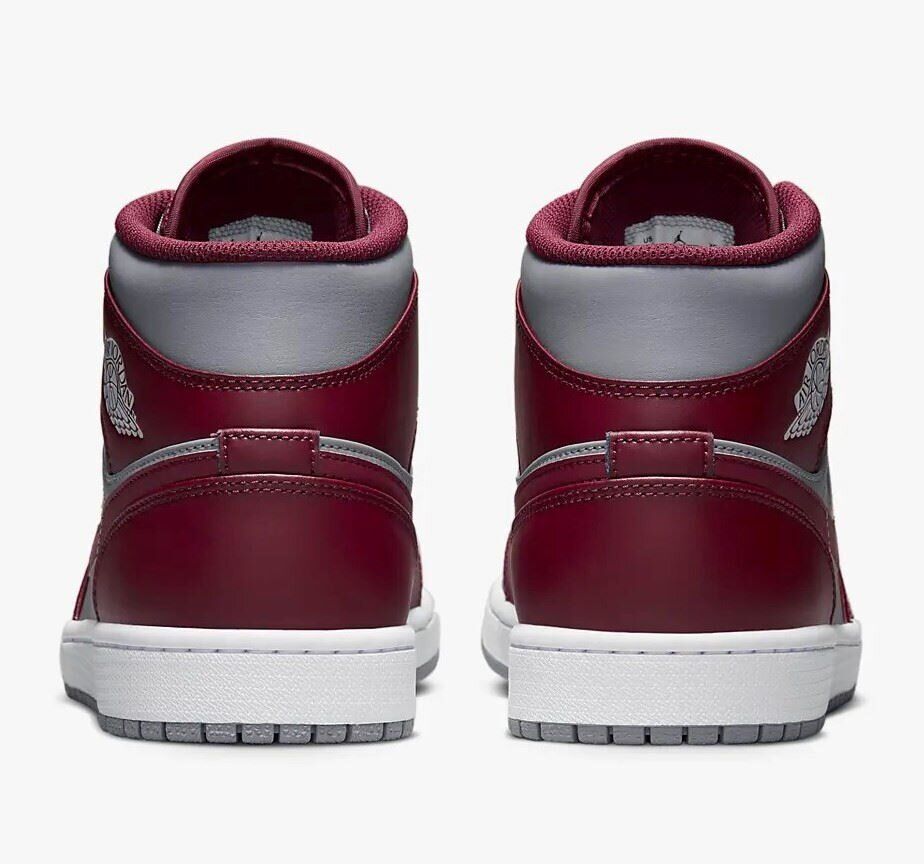 Jordan 1 hot sale mid burgundy