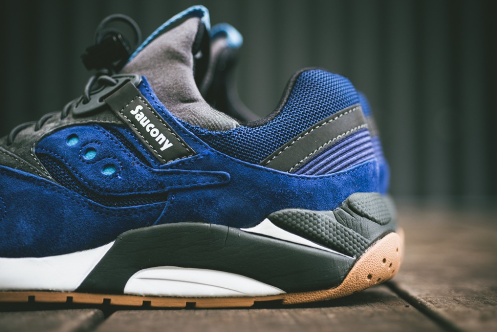 Saucony grid deals 9000 blue charcoal