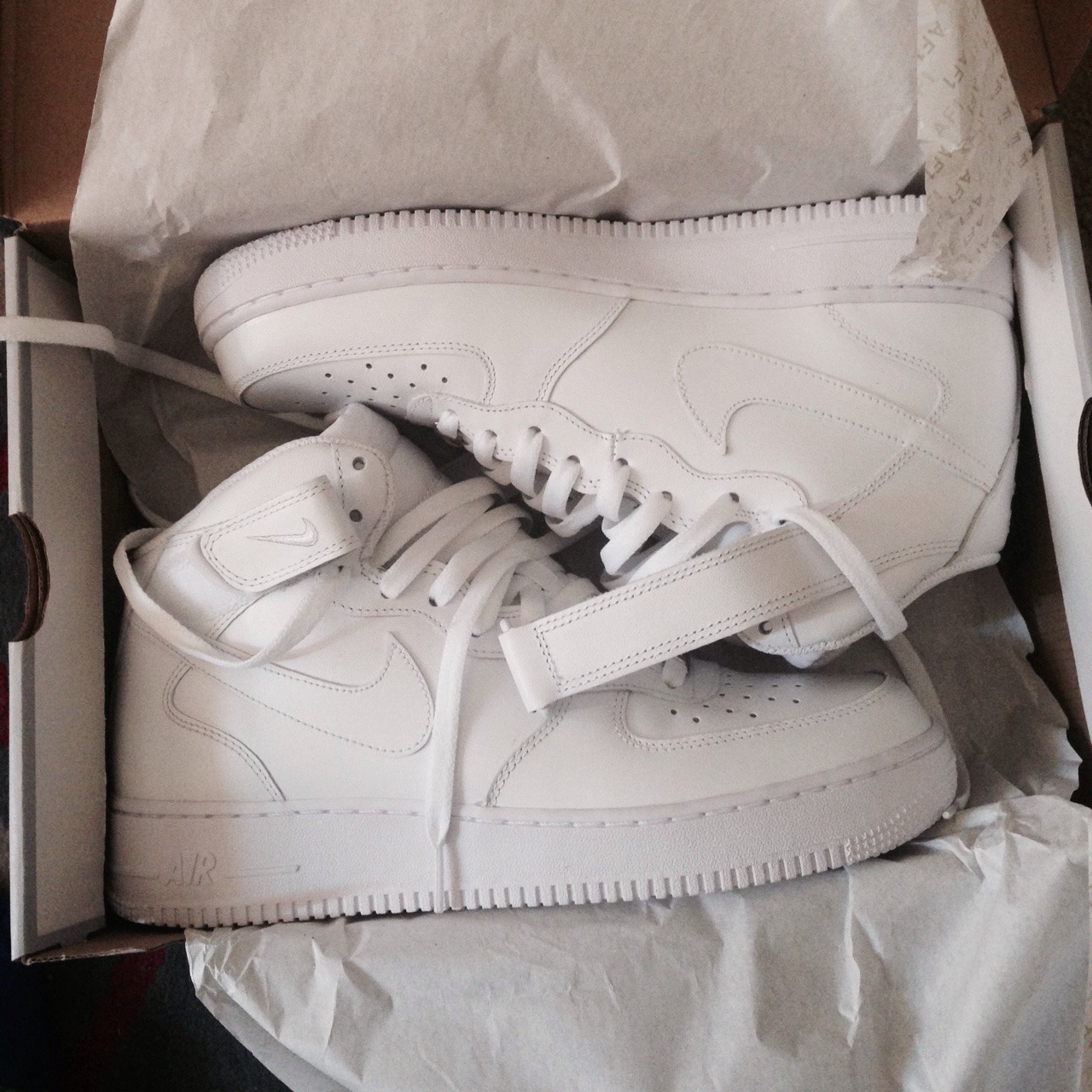 Кроссовки Оригинал Nike Air Force 1 Mid '07 "White" (366731-100) купить ...