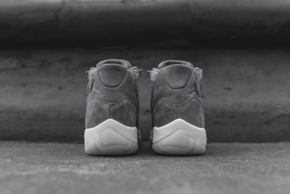 Jordan 11 retro shop pinnacle grey suede