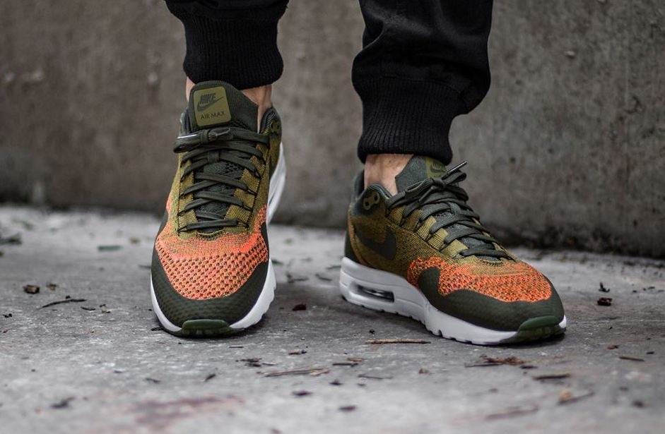 Nike air max 2024 1 flyknit olive