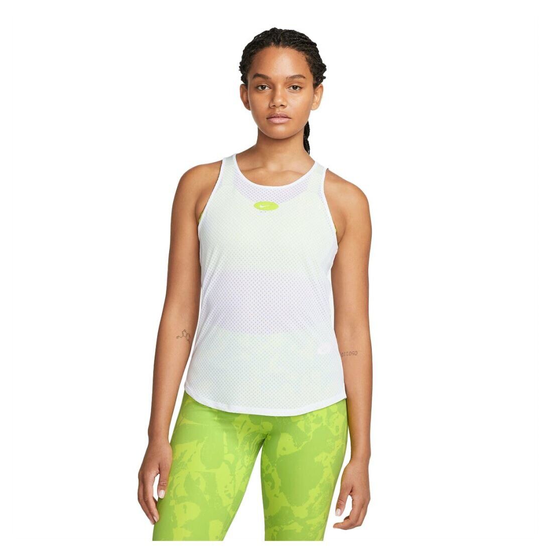 ᐉ Майка Nike W NK ONE DF SLIM TANK DD0623-010 р.L черный • Купить в Киеве,  Украине • Лучшая цена в Эпицентр