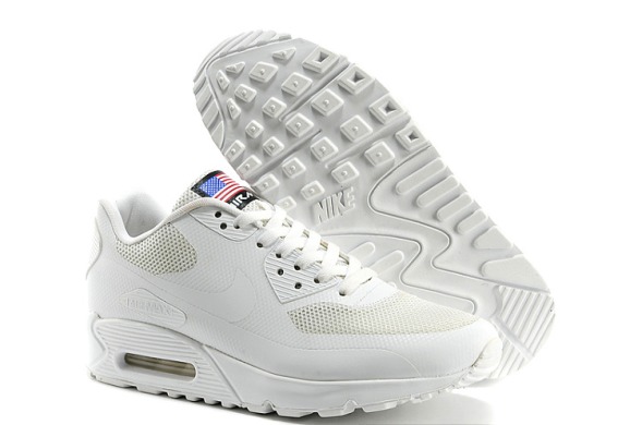 Кроссовки Nike Air Max 90 Hyperfuse USA "All White", EUR 38