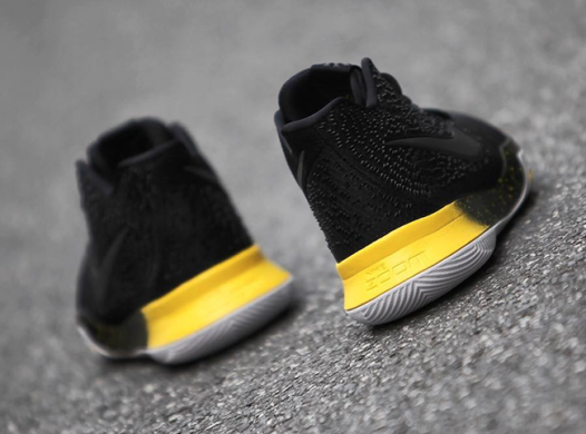 Баскетбольные кроссовки Nike Kyrie 3 "Black/Yellow", EUR 40