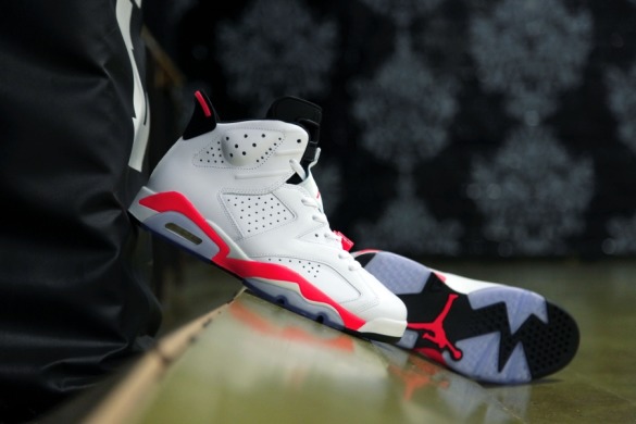 Баскетбольные кроссовки Nike Air Jordan 6/VI Retro "Infrared", EUR 41