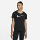 Жіноча футболка Nike W Nk Swoosh Run Ss Top (DM7777-010)