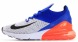Чоловічі кросівки Nike Air Max 270 Flyknit "Reacer Blue Total Crimson", EUR 42