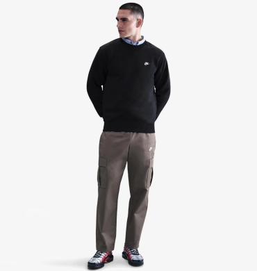 Свитшот мужской Nike Club Fleece Crew (FN3886-010), M
