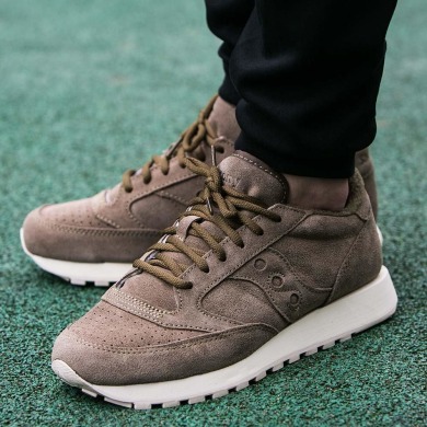 Кросівки Оригінал Saucony Jazz Original Premium Suede "Olive" (S70246-9), EUR 44