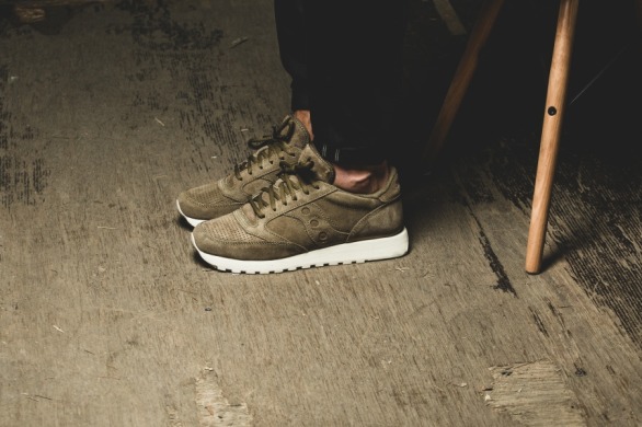 Кросівки Оригінал Saucony Jazz Original Premium Suede "Olive" (S70246-9), EUR 44