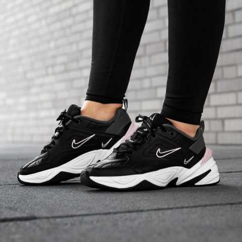 Nike shops m2k tekno black plum