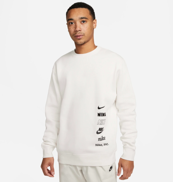 Світшот чоловічий Nike Sweat Crew Multi Logo (DX0781-030)