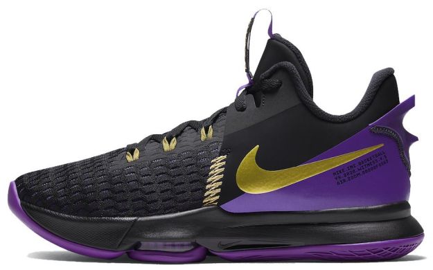 Баскетбольные кроссовки Nike LeBron Witness 5 "Lakers", EUR 42