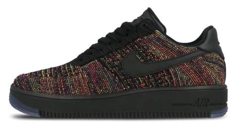 Nike air force 1 ultra flyknit low (black / bright crimson) sale