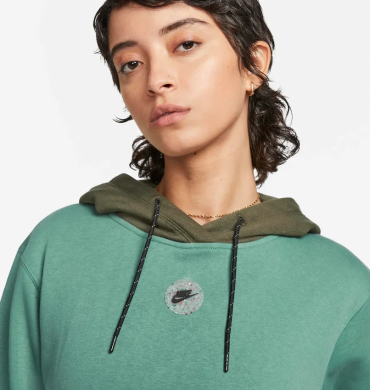 Худи женское Nike Hoodie Oversize Fleece (FB2190-361), S