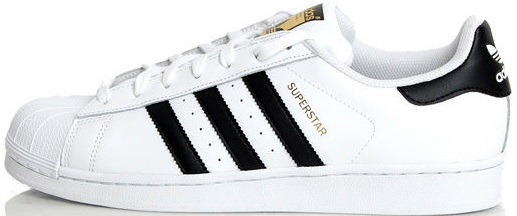 Кеди Adidas Superstar Leather "White-Black-Gold", EUR 38