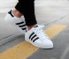 Кеды Adidas Superstar Leather "White-Black-Gold", EUR 42