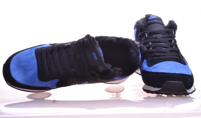 Зимние Кроссовки Nike Internationalist Mid "Black/Blue", EUR 40