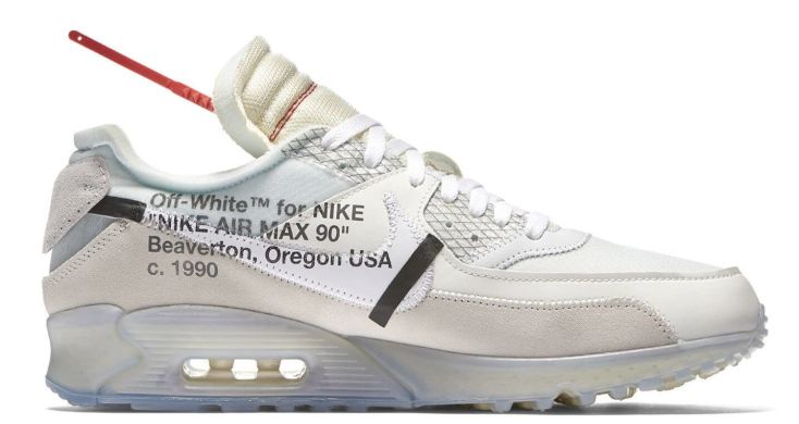 Кроссовки Nike OFF-WHITE x Air Max 90 "Ice", EUR 44