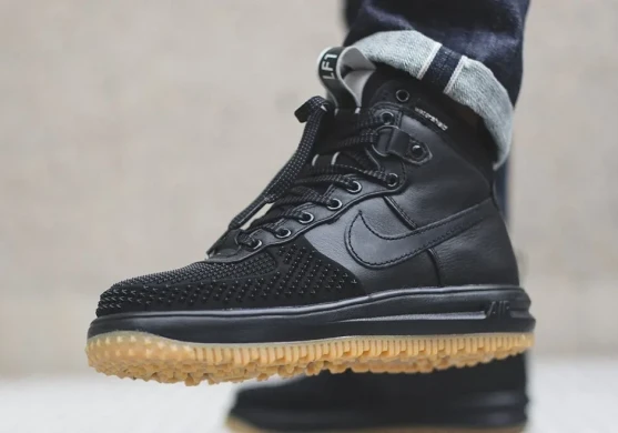 Мужские кроссовки Nike Lunar Force 1 Duckboot "Black" (805899-003)