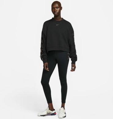 Леггинсы женские Nike One Df Hr 7/8 Tight Nvlty (DX0006-010)