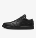 Чоловічі кросівки Air Jordan 1 Low 'Triple Black' (553558-093), EUR 44