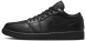 Чоловічі кросівки Air Jordan 1 Low 'Triple Black' (553558-093), EUR 44
