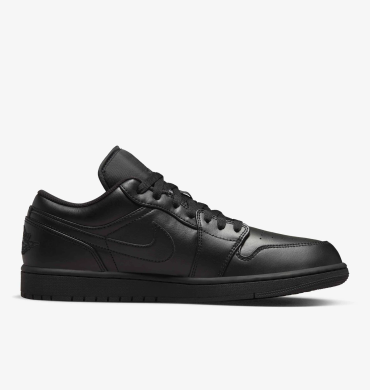 Чоловічі кросівки Air Jordan 1 Low 'Triple Black' (553558-093), EUR 43